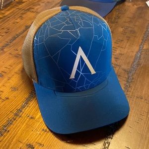 ArcTeryx Hat- adjustable trucker style. Super light weight and comfortable